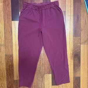 Lululemon | Women’s stretch high-rise dance studio jogger maroon size 12